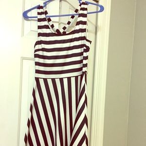 H & M sleeveless dress with crisscross back straps